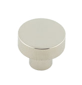 Thaxted Cupboard Knobs 30mm   Polished Nickel - Hoxton Range